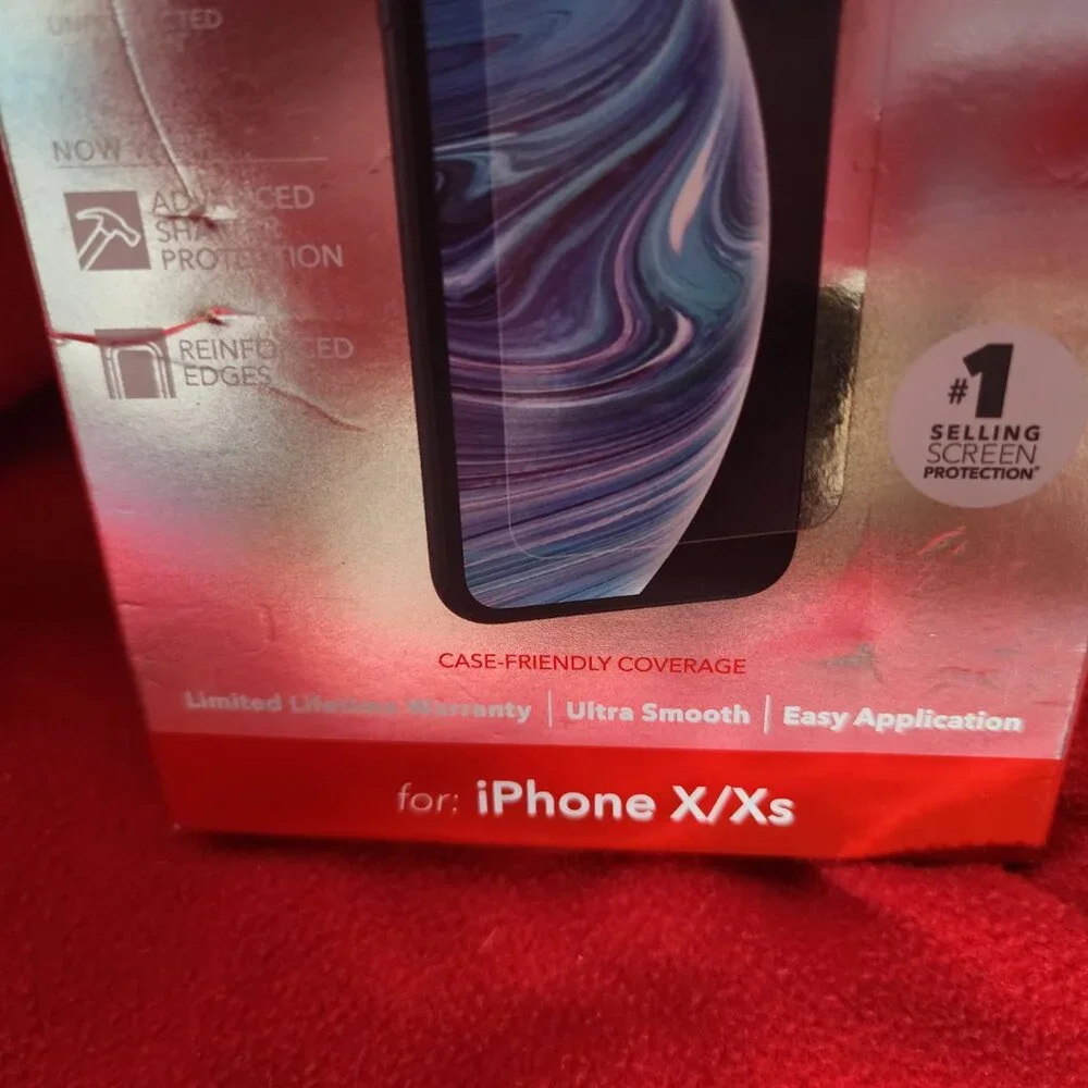 Invisible Shield Glass+ Extreme Impact and Scratch Screen Protector for iPhone X